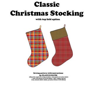 PDF-naaipatroon kerstsok