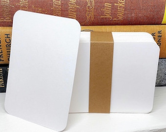 100 tarjetas en blanco de 2,5 x 3,5 / Cartulina blanca / Notas / Índice / Negocios / Arte / ATC / ACEO / Manualidades de papel / Scrapbooking / Fines de archivo