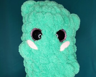 Plump Pickle Pattern - Crochet Pattern - Jumbo