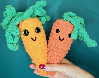 Carrot Plushie - Crochet Toy