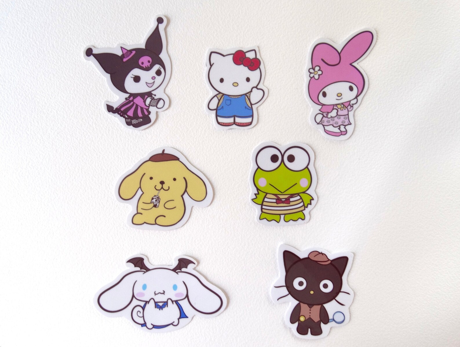 Kawaii Hello Kitty Pegatinas Kuromi Sanrio Vinly Pegatina | Etsy