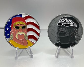 Hulk Hogan, 2 inch Medallion Challenge Coin