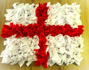 ¡Vamos, Inglaterra! Alfombra de enriquecimiento para perros, gatos y conejos con sistema de olfato para combatir el aburrimiento.