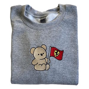 Formula One Team Bear Embroidered Sweatshirt