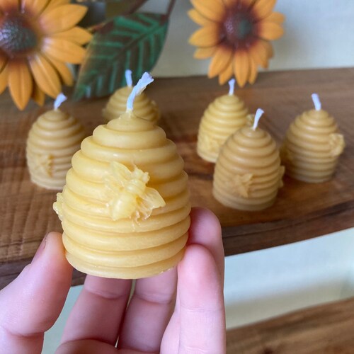 Beehive Beeswax Candles Handmade Beeswax Candles Etsy