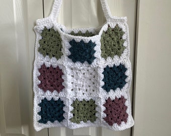 Wild Berry Crochet Tote