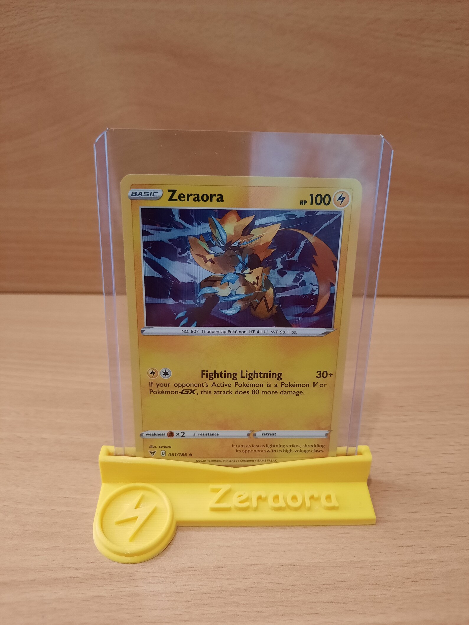 Custom Pokemon Top Loader Display Card Stand Card Holder Etsy