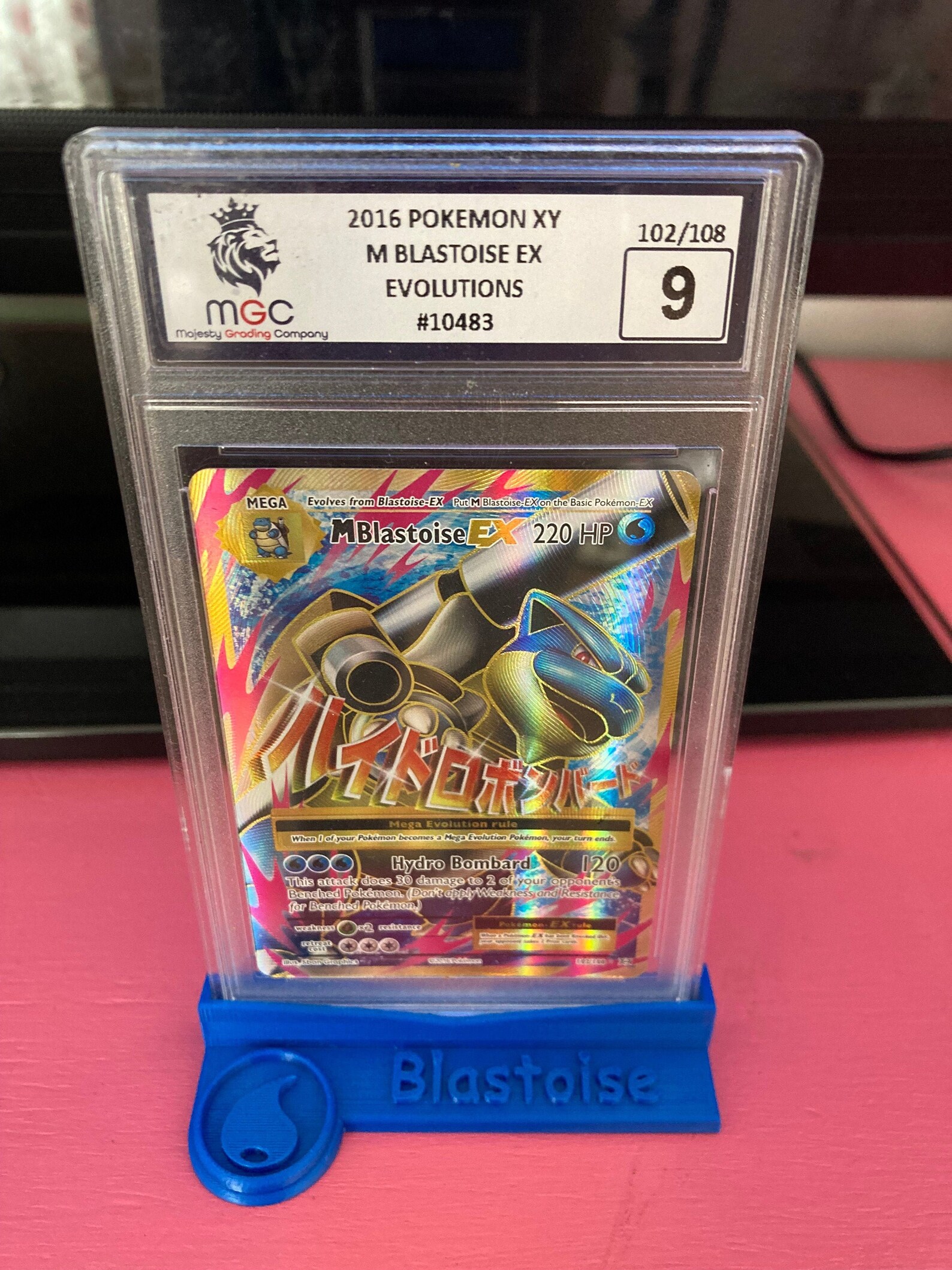 Custom Pokemon PSA Display Card Stand Card Holder Etsy