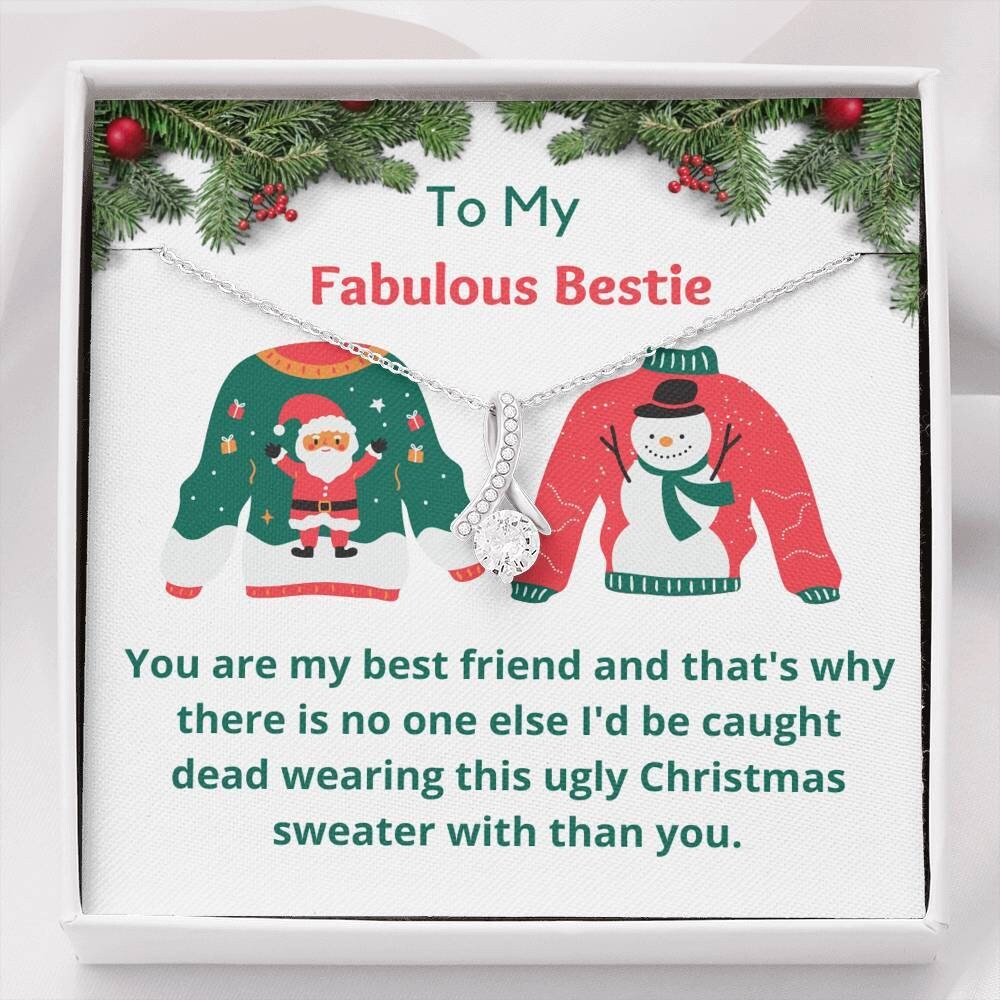 tacky christmas necklace