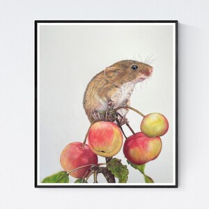 Mouse Art - Mouse Art Print - Mouse Print - Teacher Gifts - Mouse Gifts - Mouse Wall Decor - Mouse Wall Art -Mouse Picture - Farmhouse Art