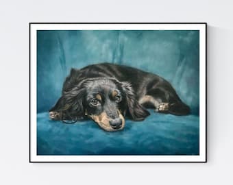 Dachshund Art Print - Dachshund Lover Gifts - Dachshund Wall Art - Dachshund Art - Dachshund Decor- Dachshund Print - Dachshund Picture