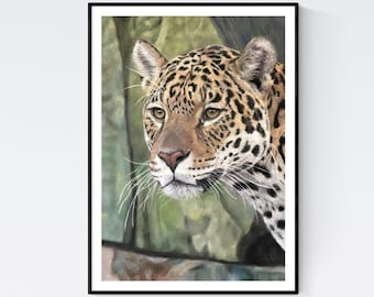 Jaguar Print - Jaguar Art Print - Jaguar Art - Jaguar Giclee Print - Jaguar Art - Jaguar Wall Art - Jaguar Painting - Jaguar Decor - Jaguar