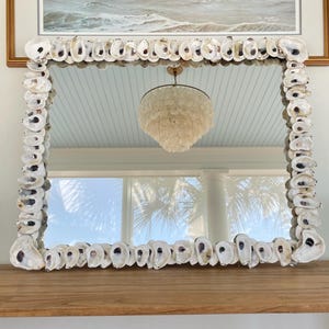 23x29 Oyster Shell Mirror
