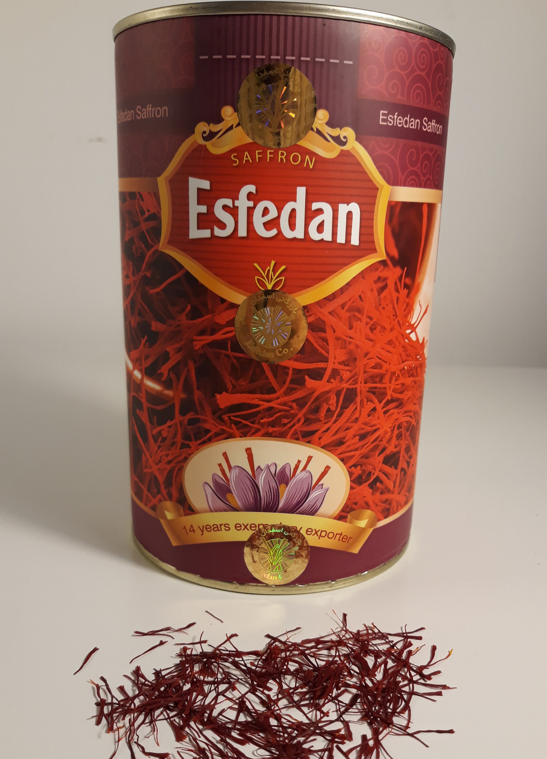 ESFEDAN Saffron Filament Grade A 200 gr Etsy