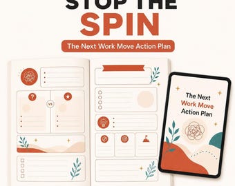 Career Change Plan PDF | 41-Page Job Transition Workbook With 30-Day Action Planner