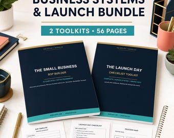 Business Bundle PDF | 56-Page SOP Template and Launch Checklist Toolkit