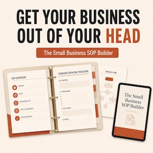 SOP Builder Workbook – Small Business Systems & Procedures Guide