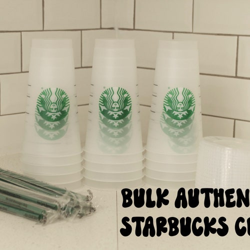 Bulk Reusable Starbucks Cold Cup With Straw and Lid Wholesale Etsy