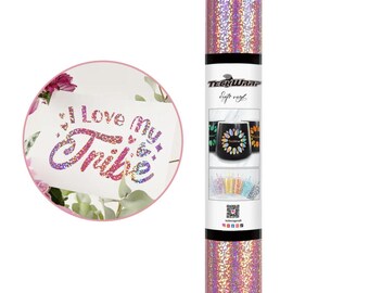 Teckwrap Craft Vinyl Roll - Sparkle Rose Gold 12&quot; x 5 ft