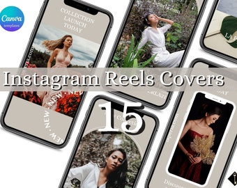 Instagram Reels Templates, Canva Templates for Instagram Reels, Video Templates, Instagram Stories, Social Media, Reels Covers Templates