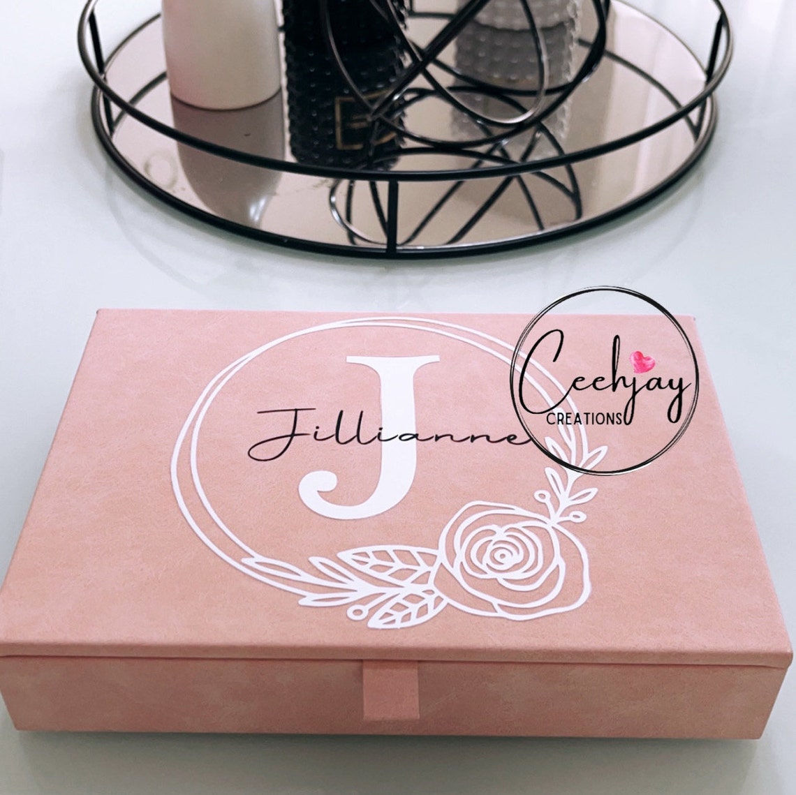 50 Gift Ideas for Mums | PERSONALISED JEWELLERY BOX | Beanstalk Mums