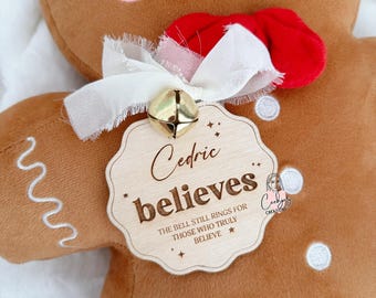 Personalised Believe Bell, Christmas Decor, Polar Express Bell, Christmas Believe Bell, This Bell rings for those who believe