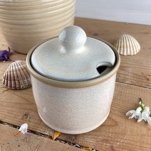 Zuckerdose Keramikdose mit Deckel handgemachte Keramik Einzelstück Gewürzdose Keramik Bild 5