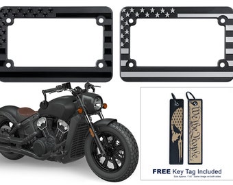 Motorcycle License Plate Bolts - American Flag Eagle Patriotic Military - Fits All Makes And Models Including Harley-Davidson, Indian, Kawasaki - View #7