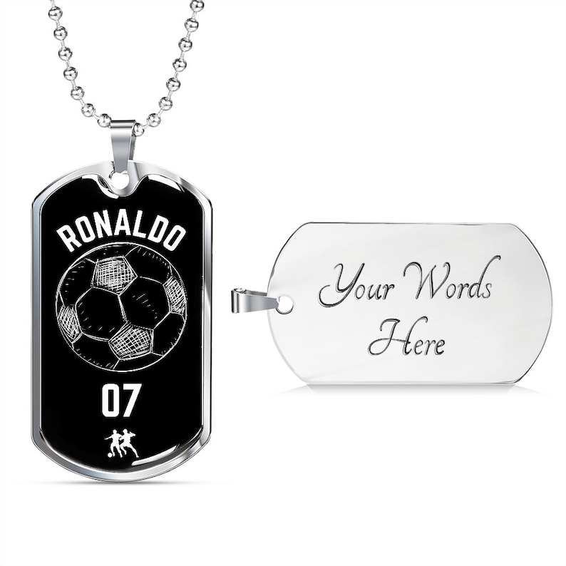 Ronaldo Necklace for Soccer Daughter and Son, Gifts for Daughters ...