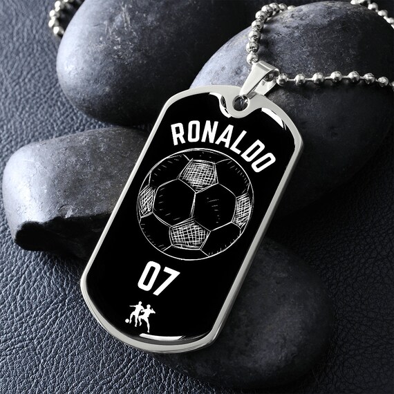 C R7 Fußball Accessoire Set - 5-teilig Mit Armband, Halskette Und Ringen Aus Edelstahl