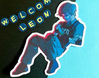 BIOHAZARD Leon Sticker Pack! バイオハザード ・ レオンーパック - Etsy