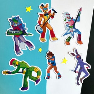 Pizzaplex Stickers