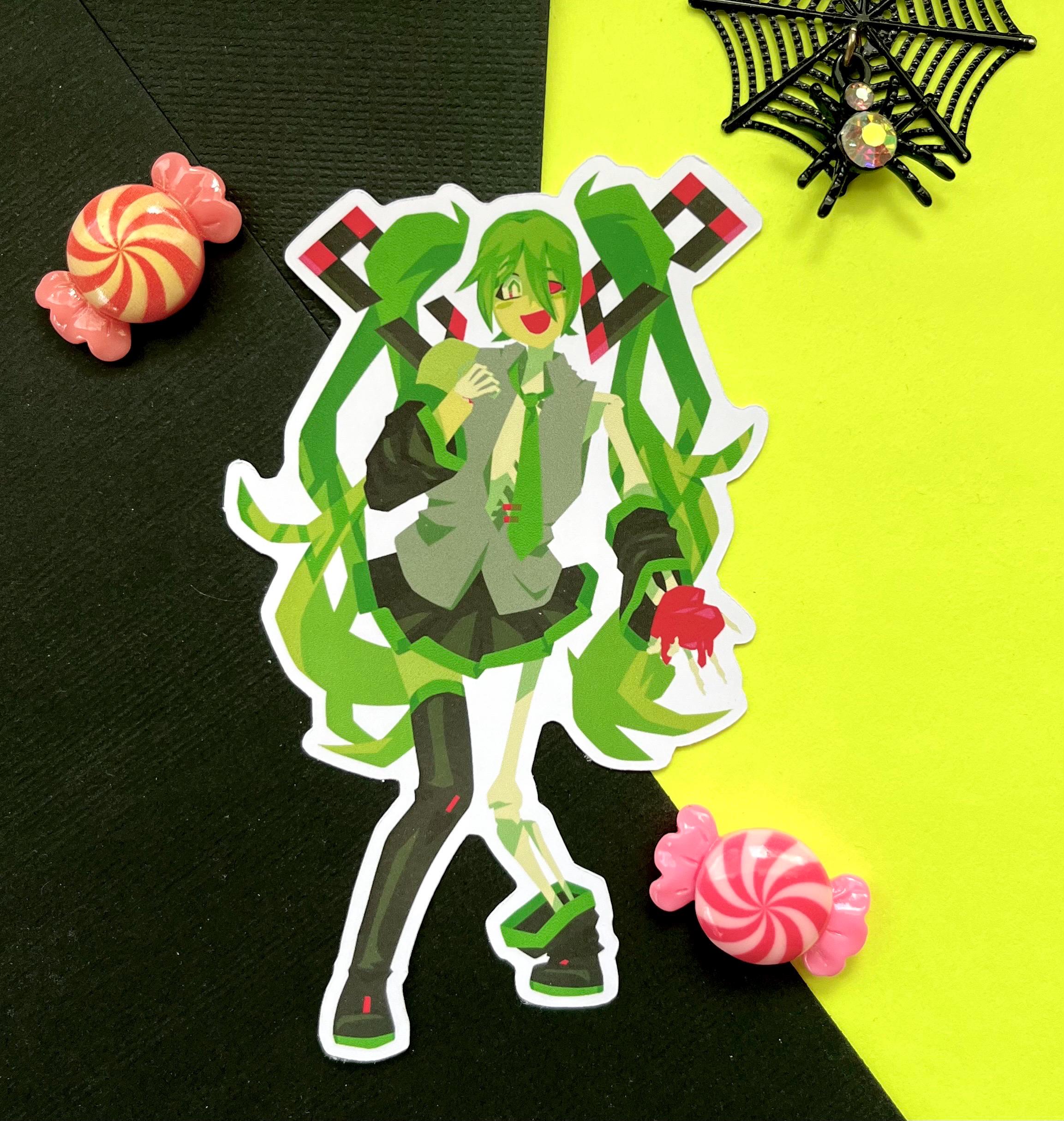 Zombie Miku Sticker! - Etsy
