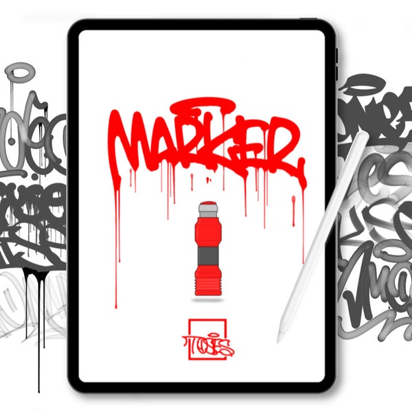 The Best Graffiti Marker Brushes for Procreate