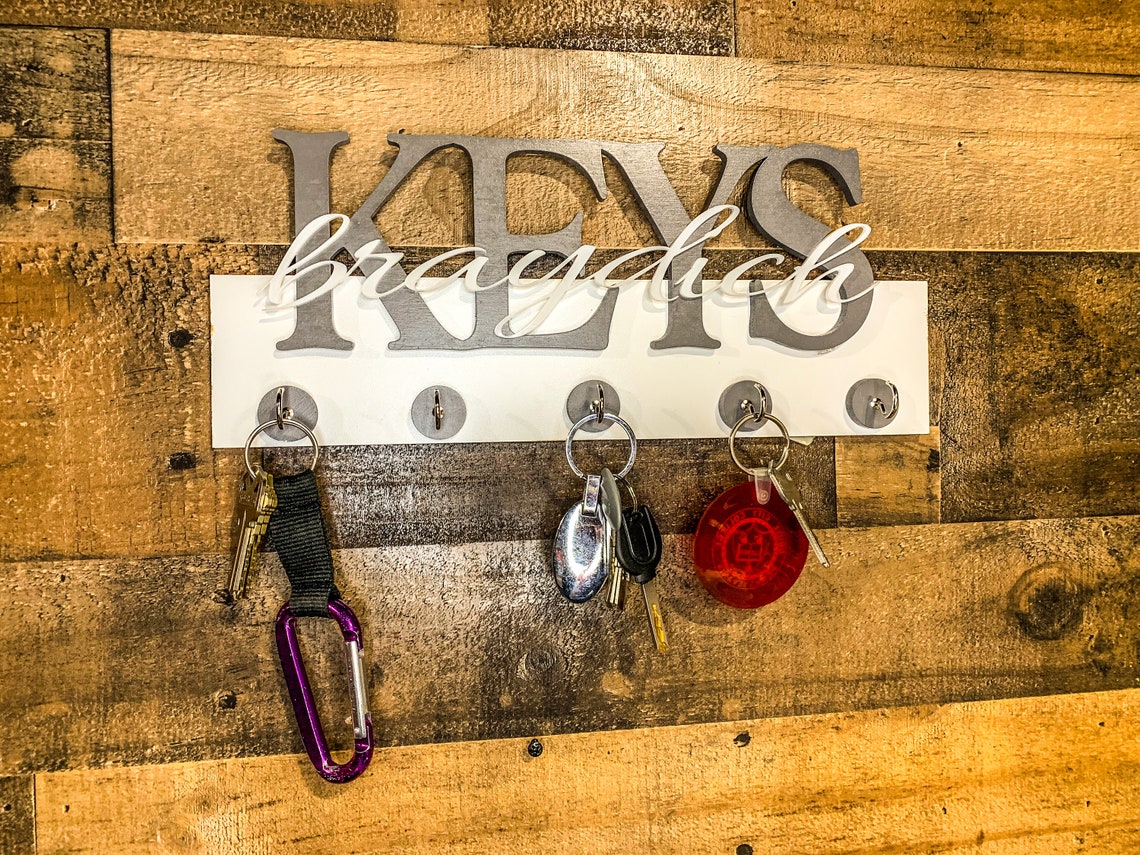 Personalized Key Holder Etsy