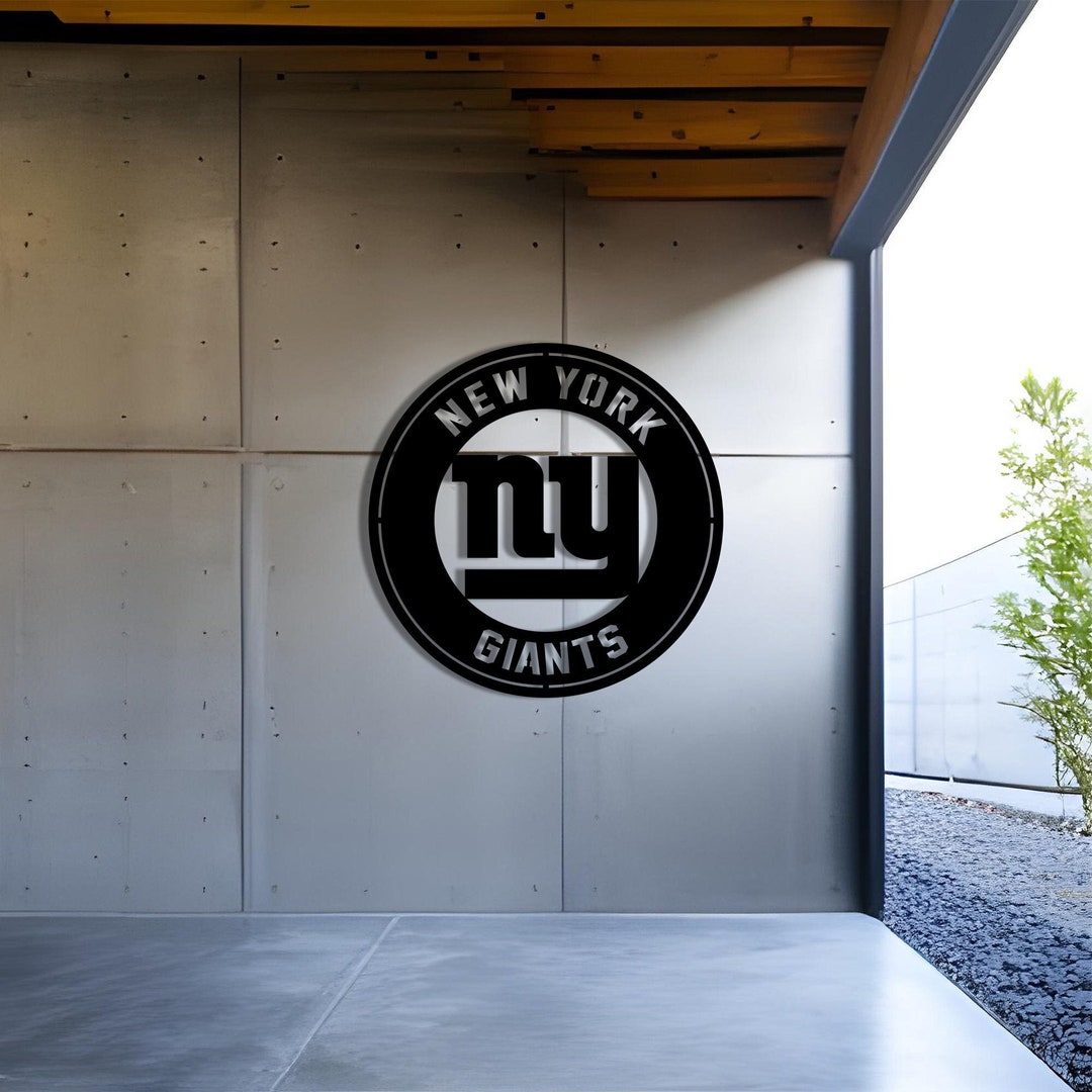 New York Giants Sign New York Giants Wall Decor Custom Metal Etsy