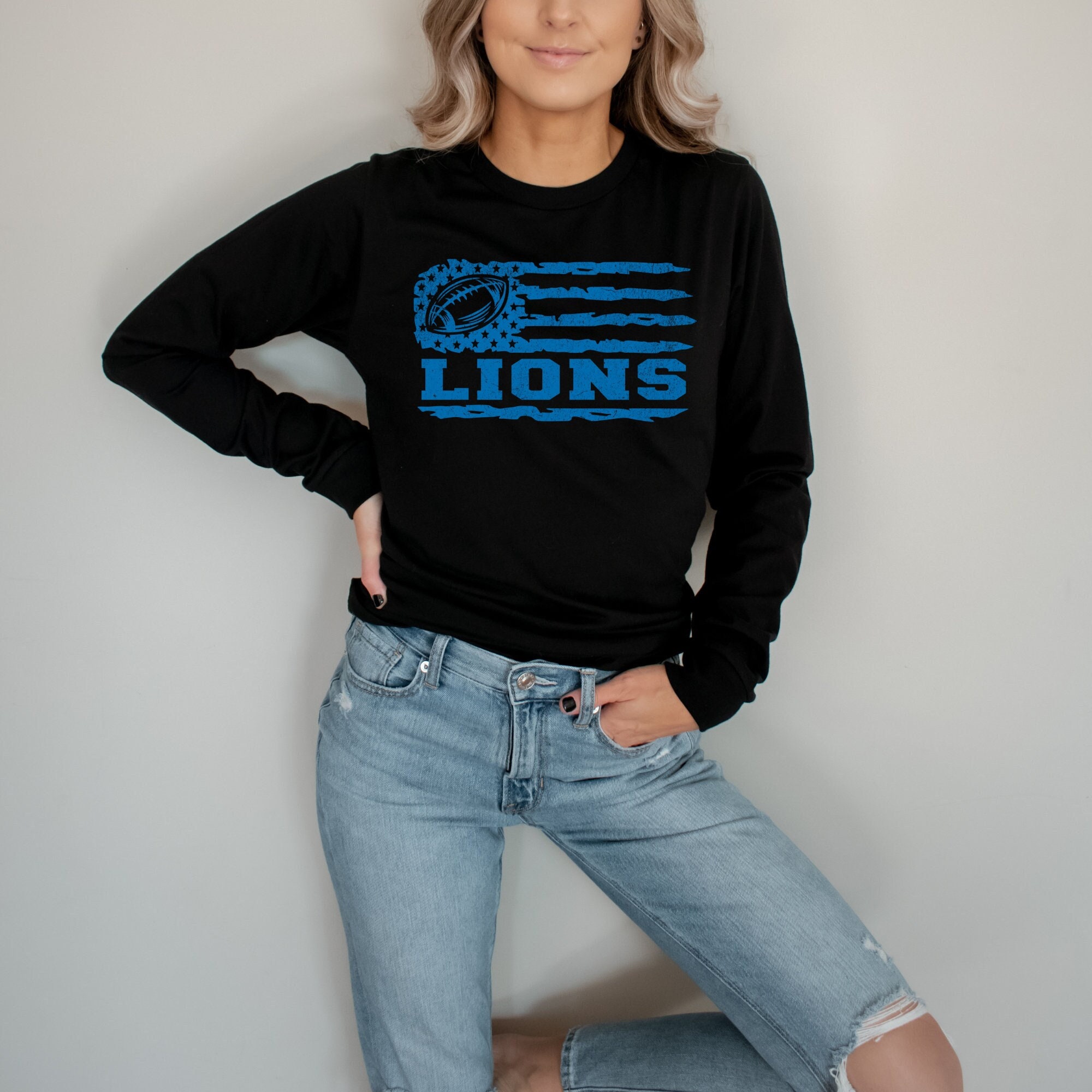 Lions Bling Tee Etsy Canada