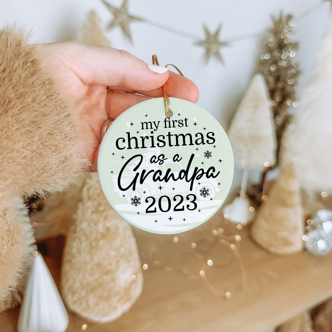 Personalized Grandpa Christmas Ornament Grandpa Gift Unique Etsy