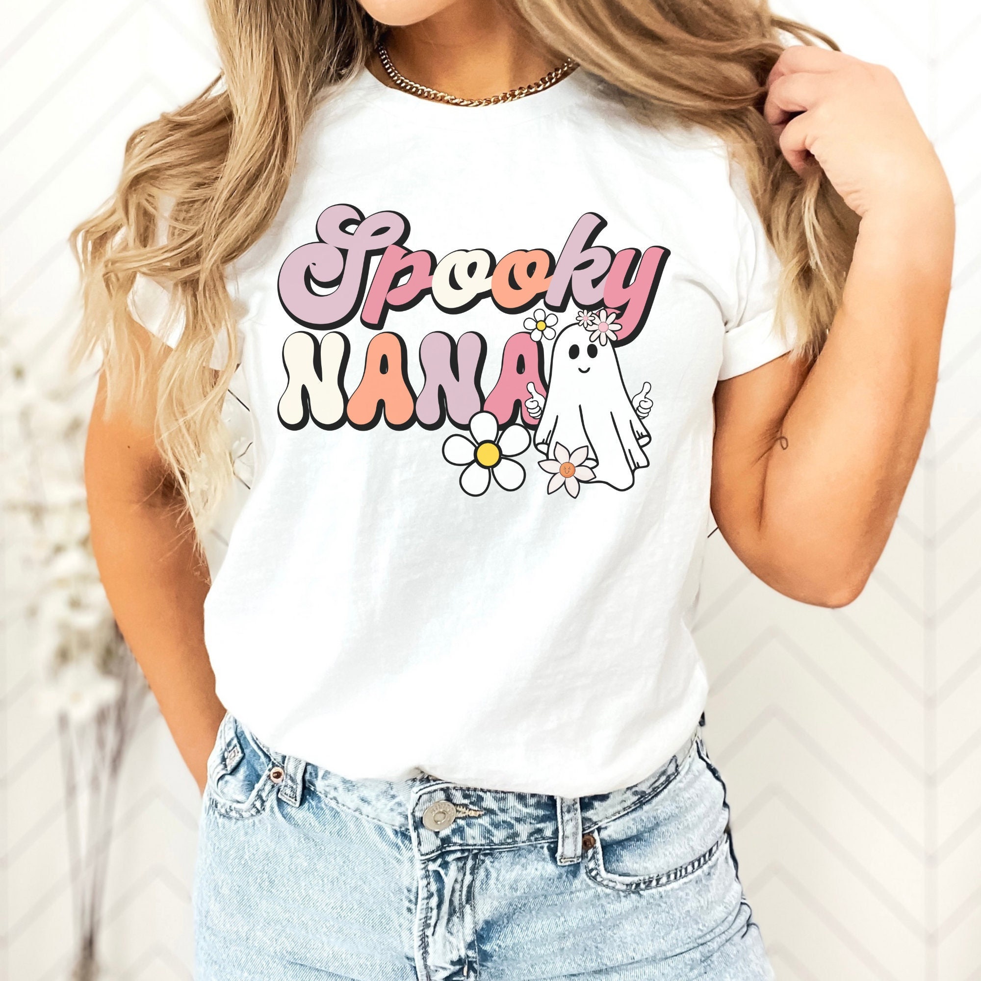 Halloween Spooky Sweatshirt, Spooky Mimi, Aunt, Nana Shirts, Gifts for Grandma, Halloween Shirts, Halloween Hoodies, Spooky Mama Sweatshirts Hanoiaura Hoodies V2