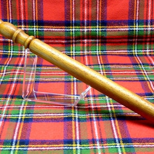 Spurtle africain en teck fait main : bâtonnets de cuisine écossaise