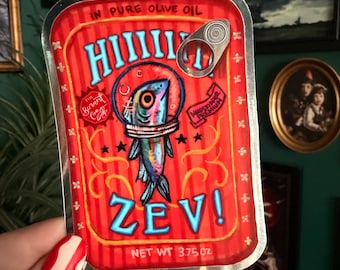 Hiiiii Zev Vinyl Aufkleber