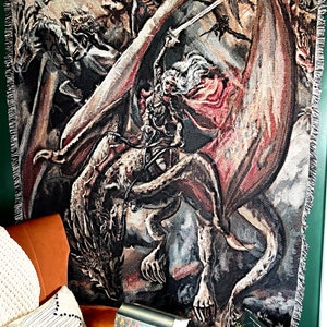 Until Darkness Claims Us Tapestry Blanket