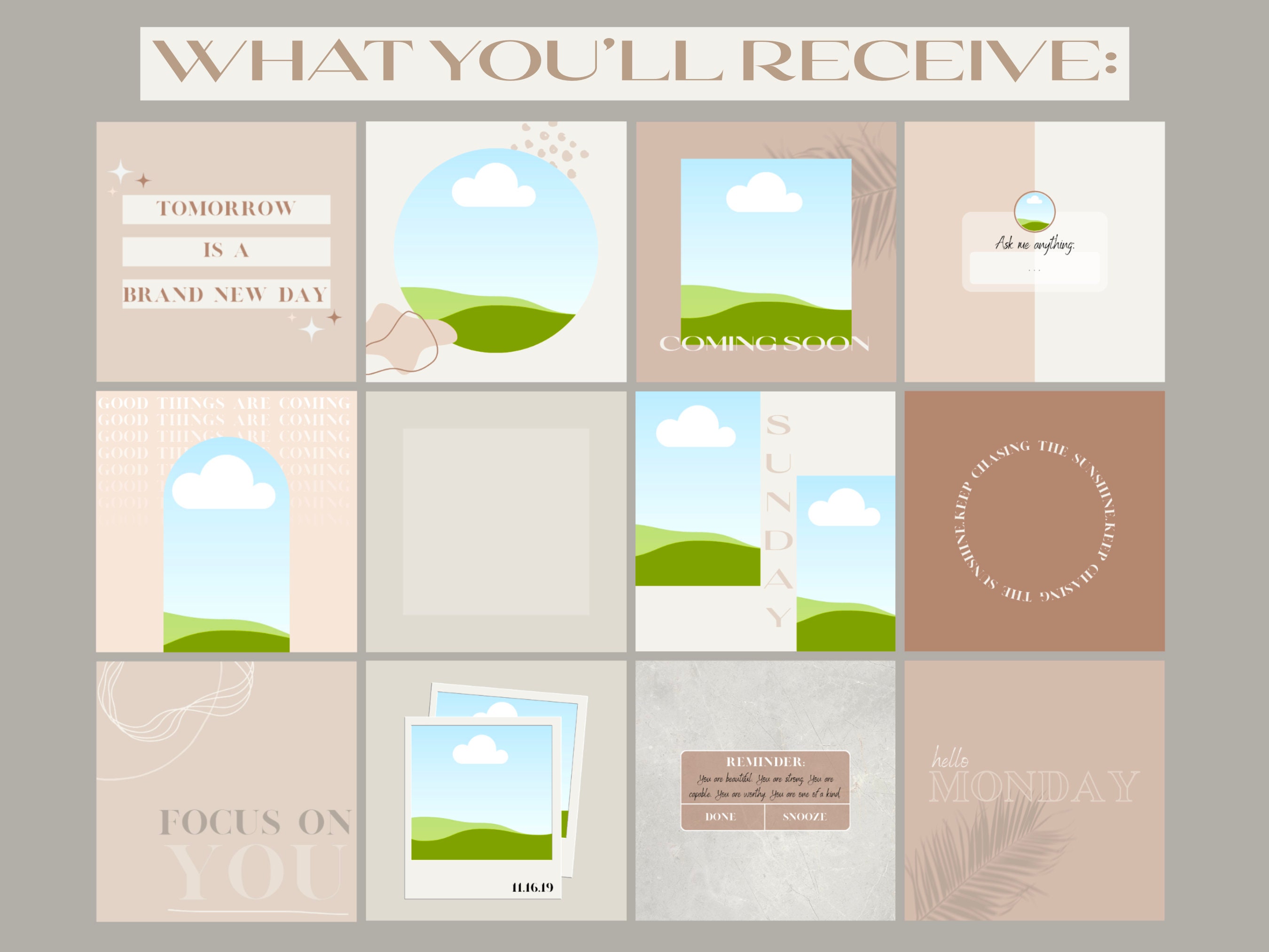 Instagram Templates for Canva | Social Media Templates | IG Post ...