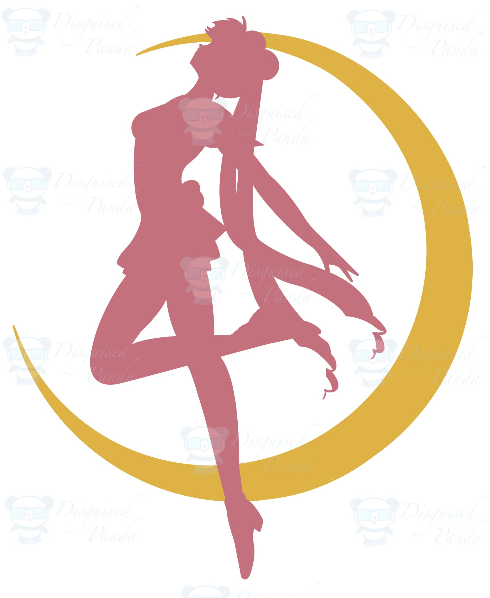 Sailor Scout Moon Silhouette Anime Vinyl Decals Car Decal | Etsy