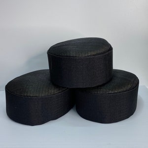 Igbo Black Velvet Suede Ozo Cap: African Royal Kufi Hat we ship next day