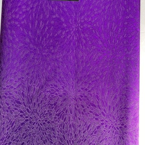Purple Sego headwrap 2 pieces sego for special occasion latest two design Swiss sego