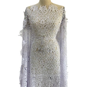 White African Lace Dress with Gele | Off-Shoulder Corset Bridal Asoebi Gown | Nigerian Lace Outfit Weddings, Engagements | Special Events