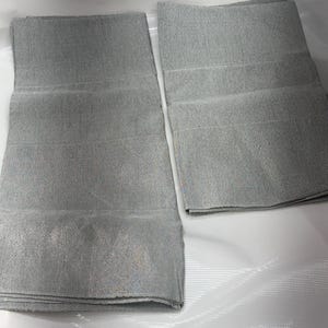 Silver Aso-Oke Fabric: Handwoven Nigerian Head Tie & Wrapper
