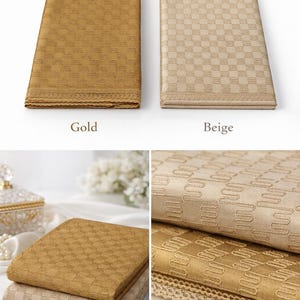 Men's Swiss Voile Lace Fabric, Luxury Nigerian Agbada, Senator Style Embroidery image 3
