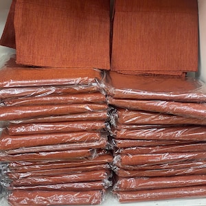 Aso Oke, Gele/Ipele/ Burnt Orange Headwrap/shouldergear/  Nigeria Quality Aso Oke Fabric for wedding. We ship next day.